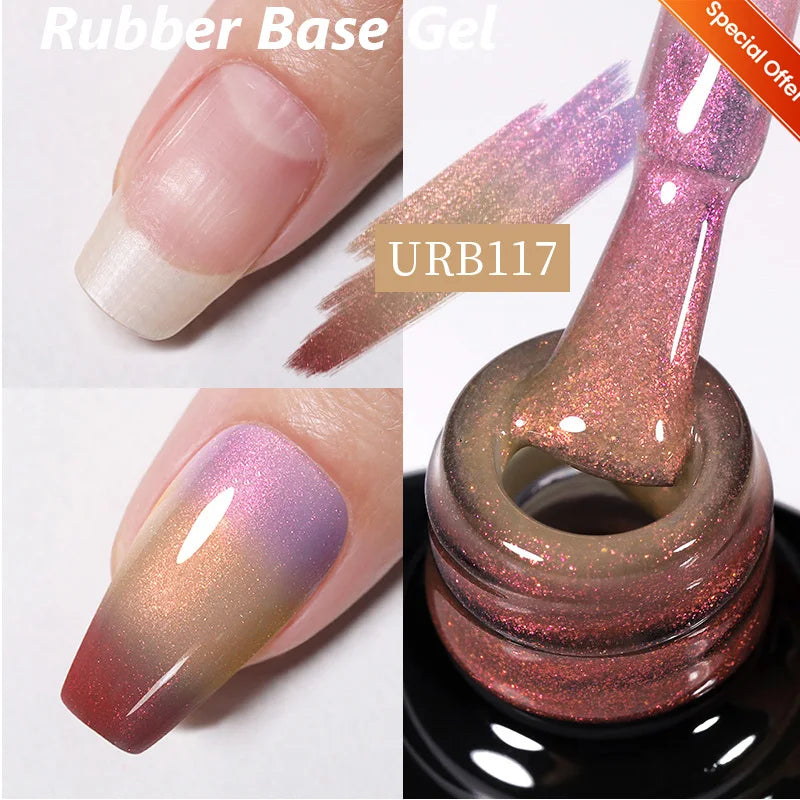 UR SUGAR à Ongles Gel Translucide, Semi-continu, UV, Soak Off, 15ml, Dernière Mode vernis semis permanents uv pailletté vernis uv transparent blanc laiteux nail semi permanentnail art top coat ongle gel uv