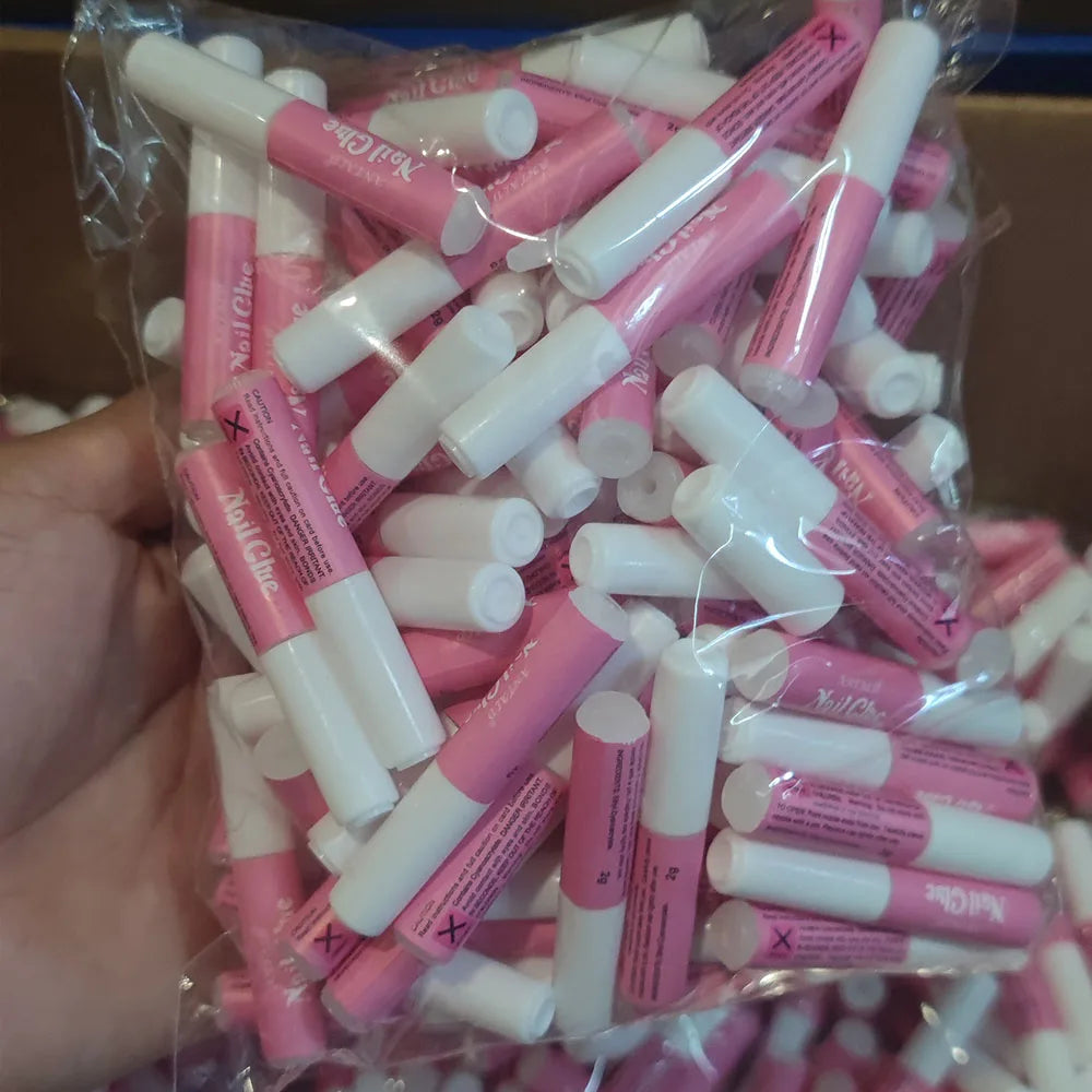 Colle acrylique pour faux ongles, 2g, séchage rapide, pâte Gel collant, décorations de bijoux, colle pour ongles, outils de manucure, MT-10