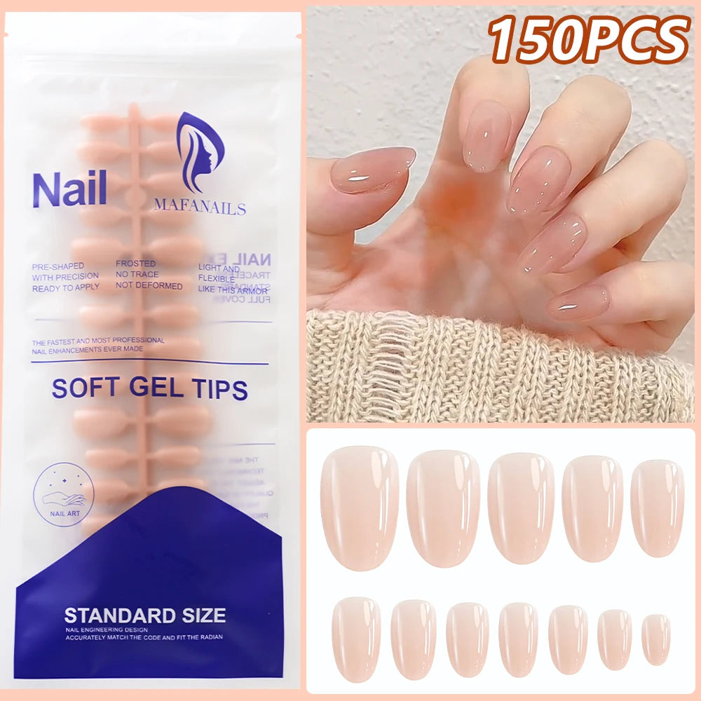 Faux ongles français en forme de cercueil, courts et carrés, rose brillant, couverture complète, portables, à pression, en acrylique, 120 pièces #