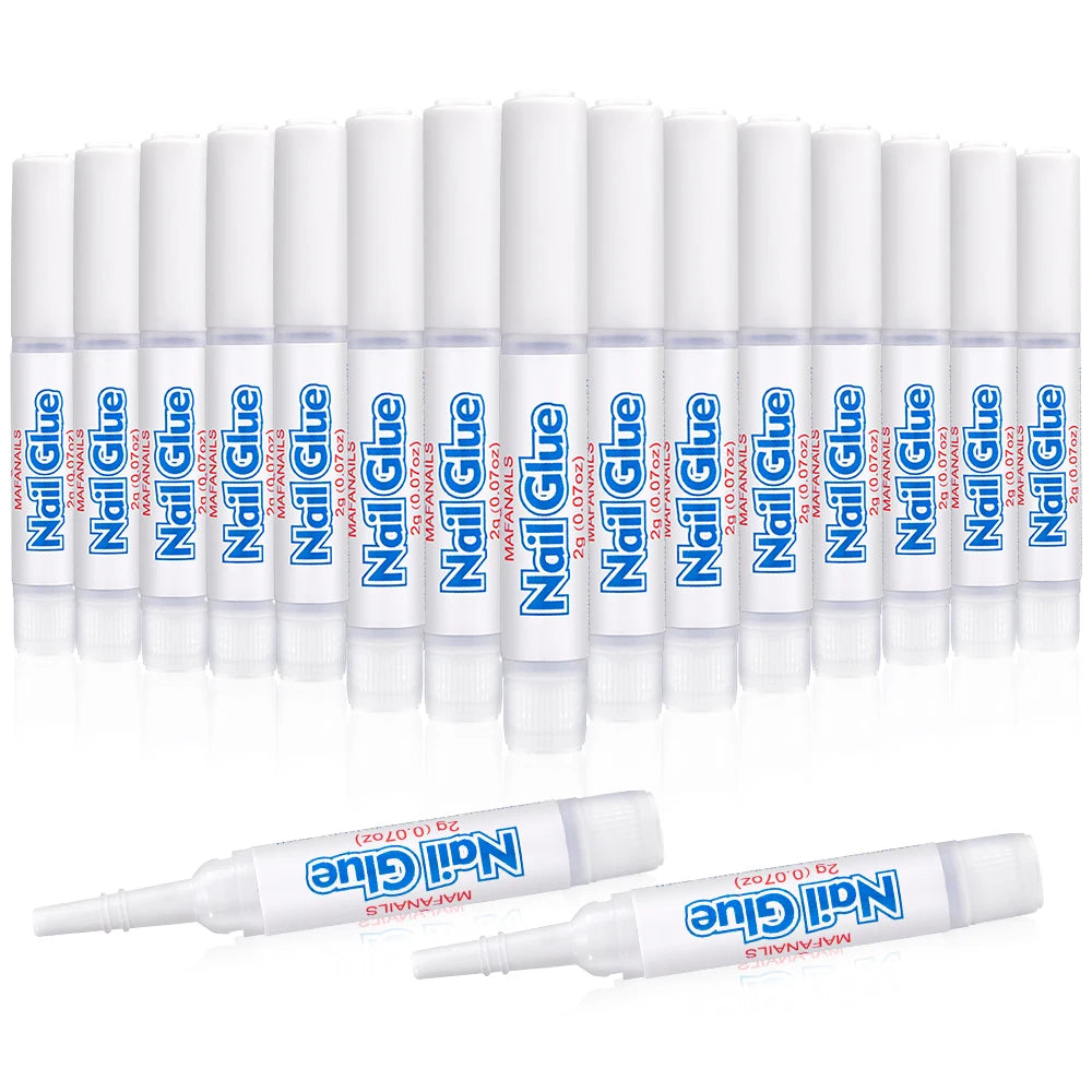 Colle acrylique pour faux ongles, 2g, séchage rapide, pâte Gel collant, décorations de bijoux, colle pour ongles, outils de manucure, MT-10